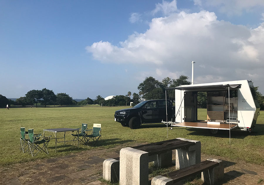 袖ヶ浦海浜公園BBQ場